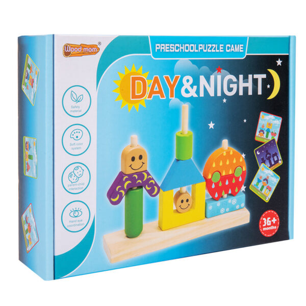 Creative building blocks, children's puzzle board games, kindergarten enlightenment, early education, puzzle toys, gifts - Image 5