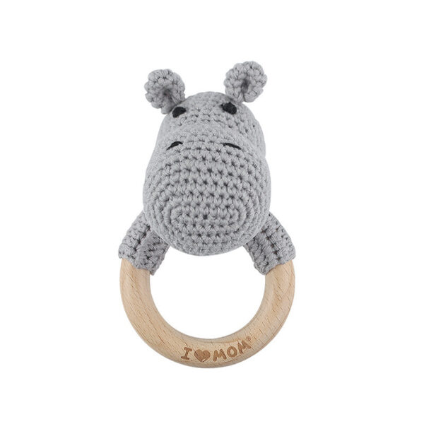 Carving Name Baby Soothing Bell Newborn Gift Bath Gift Knitted Cartoon Doll - Image 10