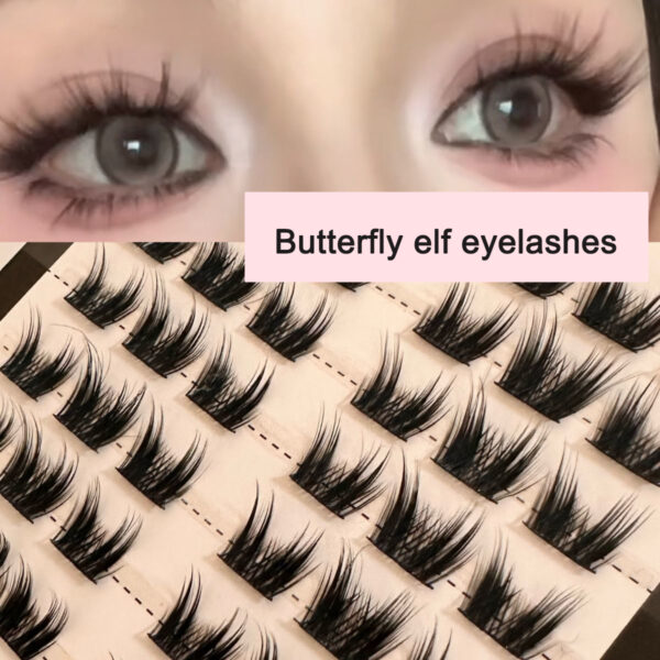 Sunflower Comics Pure Desire Eyelash Simulation Natural Thickening Large Segmented Trilogy False Eyelash Laziness - Image 8
