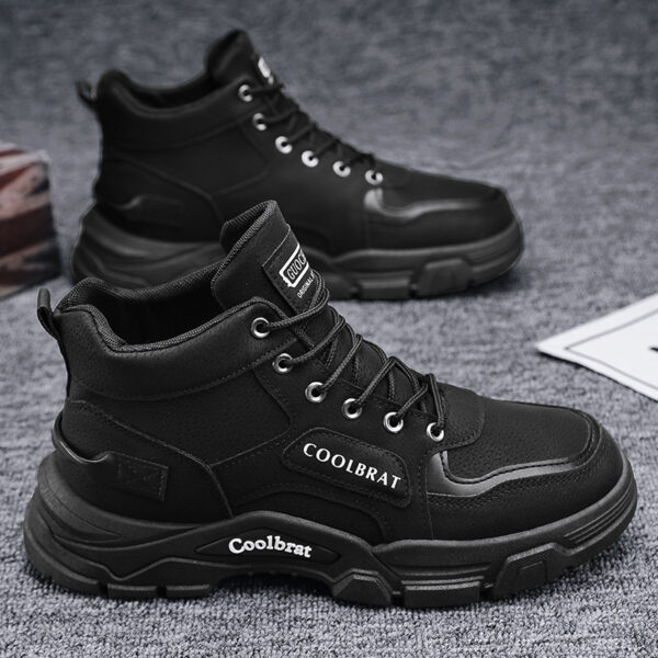 Workwear, outdoor hiking, spring labor protection, construction site, Martin boots, student men's shoes - Image 2