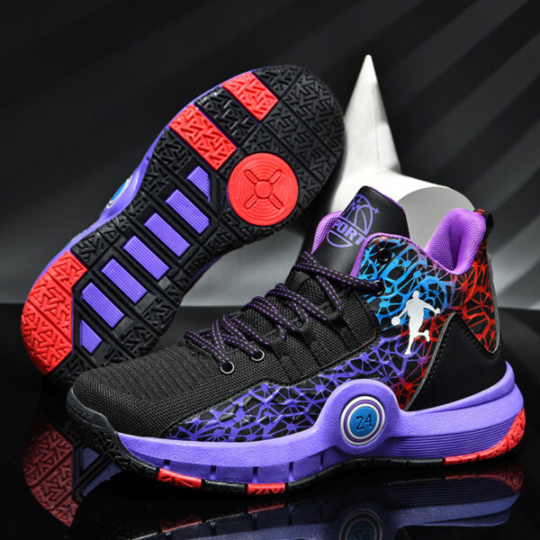 Basketball shoes summer breathable student sports shoes men - Image 9