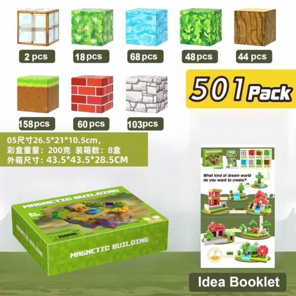 Magnetic cube Children's Educational Puzzle Assembly Toy Gift - Image 19