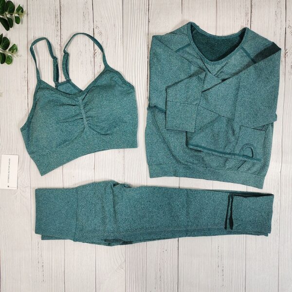 Yoga Clothing Set Sports Suit Women Sportswear Sports Outfit Fitness Set Athletic Wear Gym Seamless Workout Clothes For Women - Image 28
