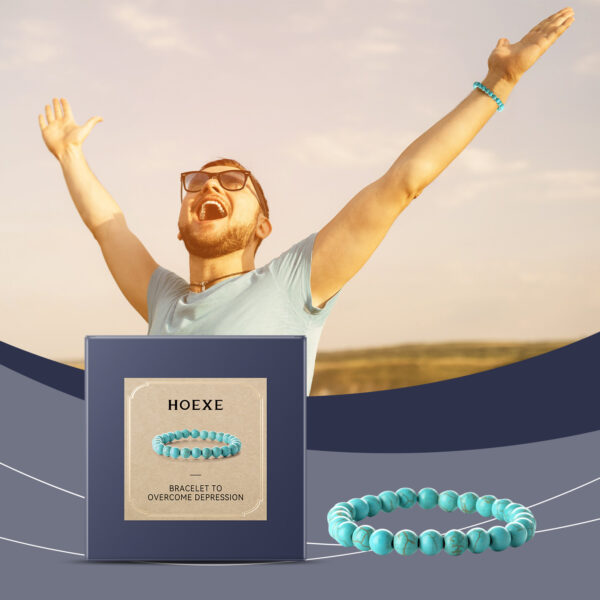 Blue Turquoise Bracelet, Simple And Elegant Personality With Stylish Accessories Hand Decoration Portable Bracelet - Image 2