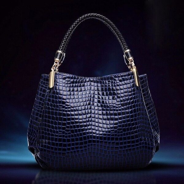 Women's Handbags PU Leather Crocodile Pattern shoulder Bags - Image 4