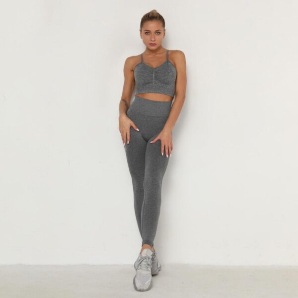 Yoga Clothing Set Sports Suit Women Sportswear Sports Outfit Fitness Set Athletic Wear Gym Seamless Workout Clothes For Women - Image 33