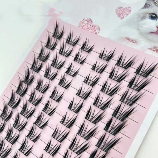 Sunflower Comics Pure Desire Eyelash Simulation Natural Thickening Large Segmented Trilogy False Eyelash Laziness - Image 17