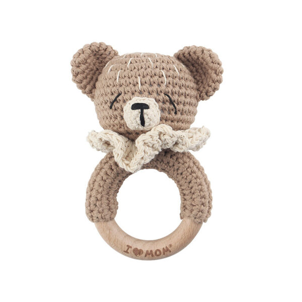 Carving Name Baby Soothing Bell Newborn Gift Bath Gift Knitted Cartoon Doll - Image 11