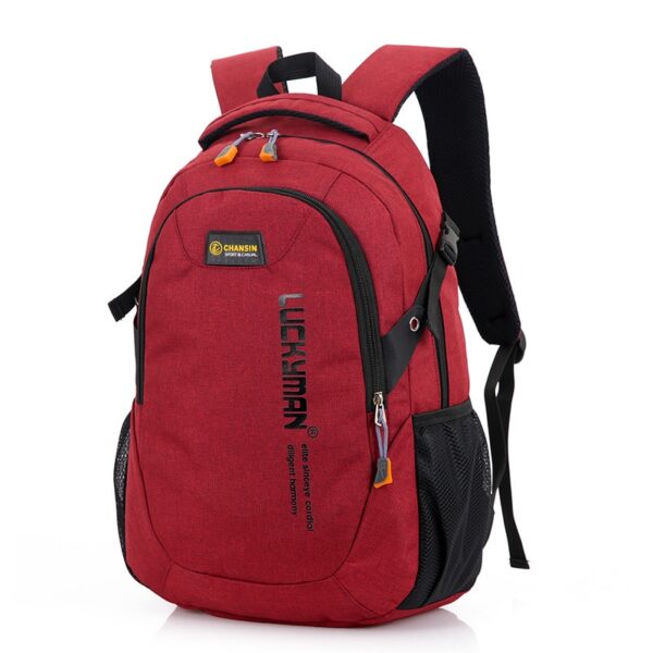 New Fashion Men's Backpack Bag Male Polyester Laptop Backpack Computer Bags high school student college students bag male - Image 4