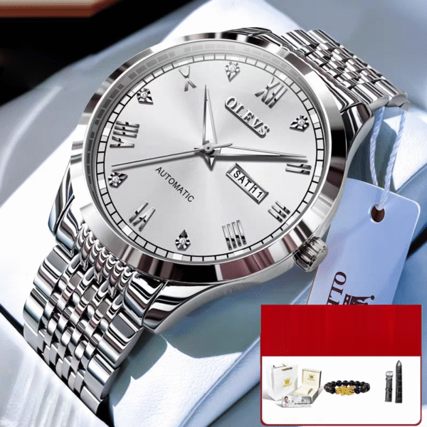 Men's Watch Men's Mechanical Watch Fully Automatic Simple Wind Waterproof Night Light Watch - Image 22