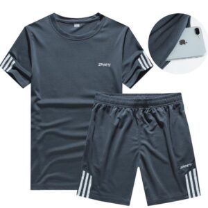 Men casual sets short sports wear