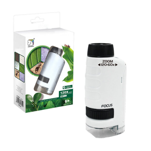 Bacterial microscope primary school student science experiment toy portable children's handheld microscope professional level - Image 2