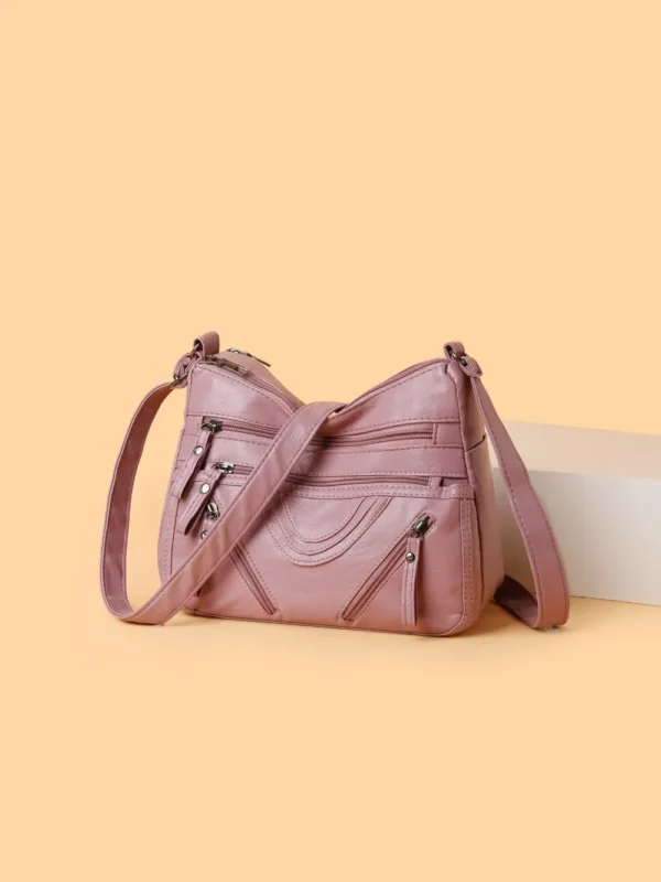 PU Multi-Compartment Crossbody Bag - Image 13