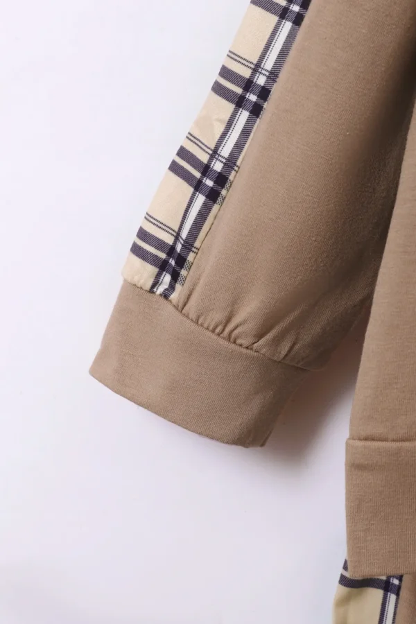 Children's Plaid Hoodie and pants Set - Image 7