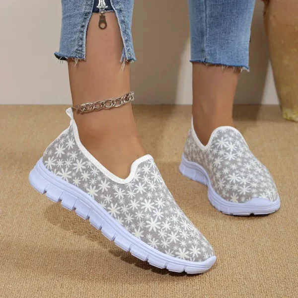 Printed Round Toe Slip-Ons - Image 3