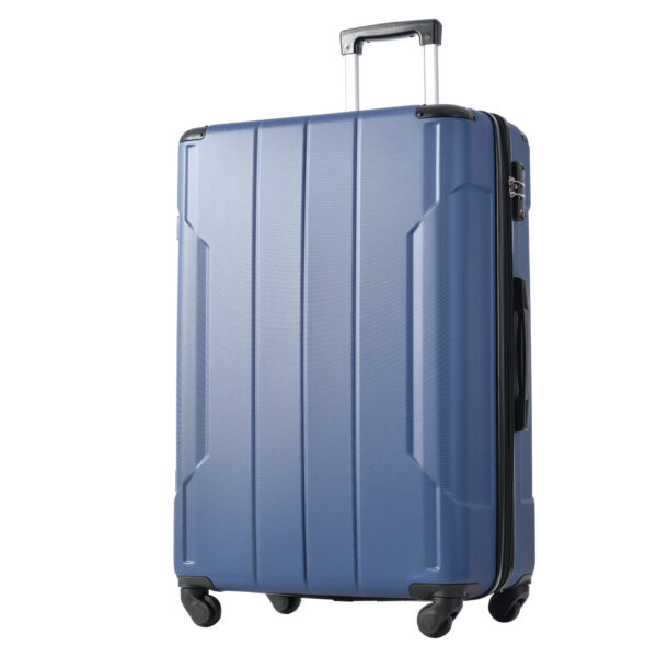 Hardshell Luggage Sets 3 Pcs Spinner Suitcase with TSA Lock Lightweight 20''24''28'' Blue + ABS - Image 15