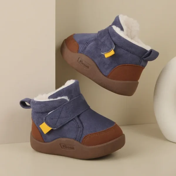Winter Baby Girl Shoes Toddler Snow Boots Infant Plush Warm Kids Ankle Boots Boys Cotton Shoes - Image 14