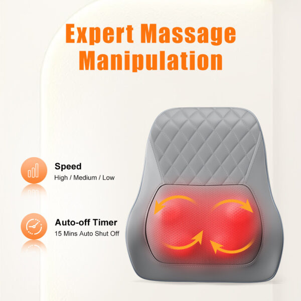 Home Use Multi-Function Massage Pillow for Neck, Shoulder, Waist, and Back with Electric Massager for Shoulder and Cervical Care - Image 5