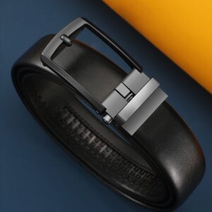 New Men's Two-layer Genuine Cowhide Belt Casual High-end Imitation Pin Buckle Trouser Waist