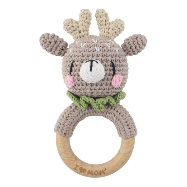 Carving Name Baby Soothing Bell Newborn Gift Bath Gift Knitted Cartoon Doll - Image 15