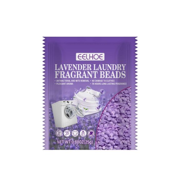 Lavender Laundry Anti-Mite Keepsake Beads, Clothing Antistatic Keep Fragrance Deodorant Protect Color Cleaning Softener - Image 3