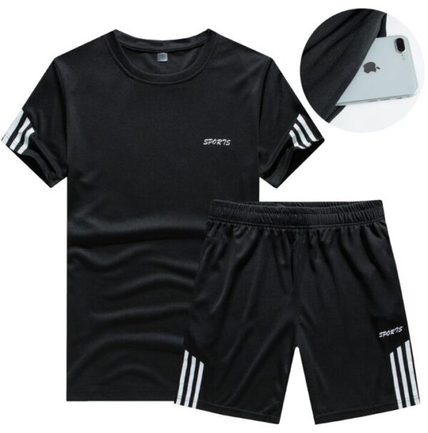 Men casual sets short sports wear - Image 3