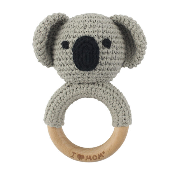 Carving Name Baby Soothing Bell Newborn Gift Bath Gift Knitted Cartoon Doll - Image 14