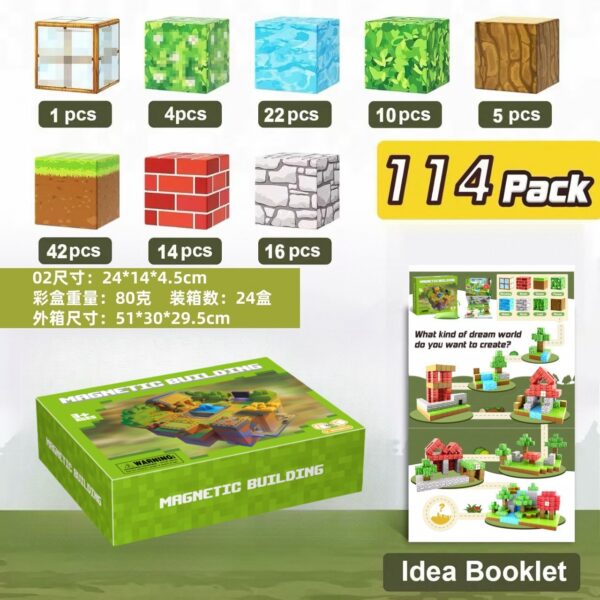 Magnetic cube Children's Educational Puzzle Assembly Toy Gift - Image 17