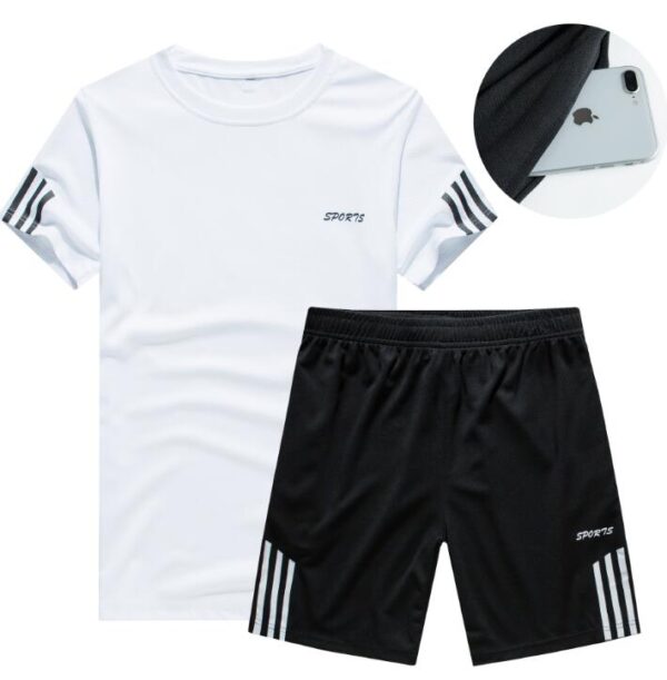 Men casual sets short sports wear - Image 2