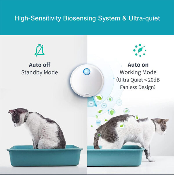 Intelligent pet deodorizer cat litter box deodorizer cat supplies dog bed pet cage deodorizer - Image 3