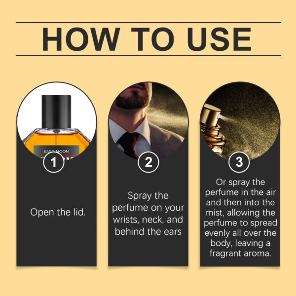 Men's Perfume, Long Lasting Light Fragrance Wood Fragrance Fresh Natural Release Men's Charm Perfume - Image 7