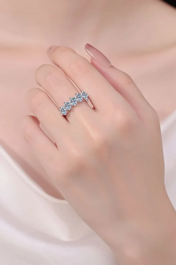 2.5 Carat Moissanite 925 Sterling Silver Ring - Image 5