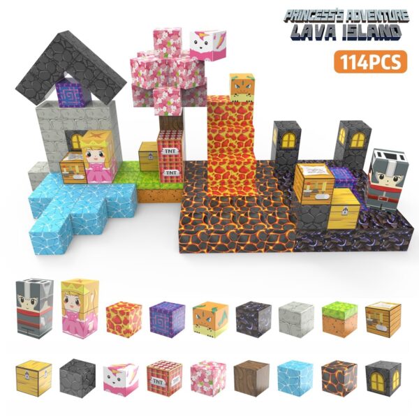 Magnetic cube Children's Educational Puzzle Assembly Toy Gift - Image 8