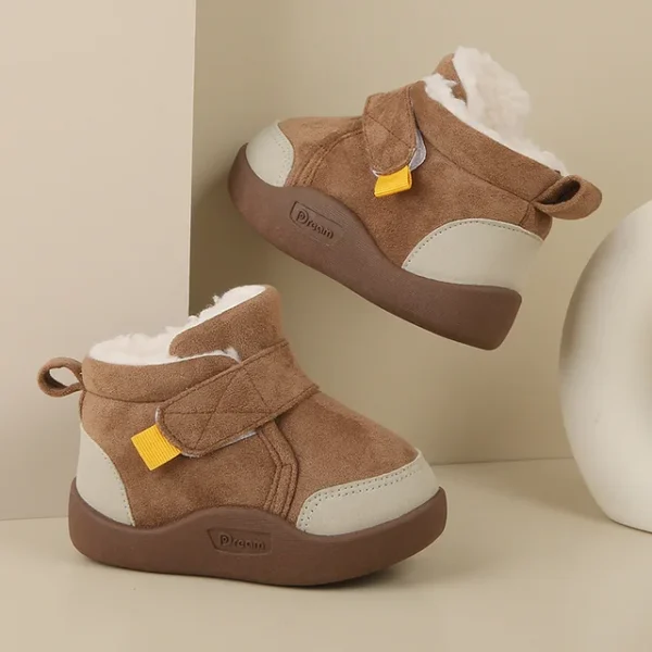 Winter Baby Girl Shoes Toddler Snow Boots Infant Plush Warm Kids Ankle Boots Boys Cotton Shoes - Image 13