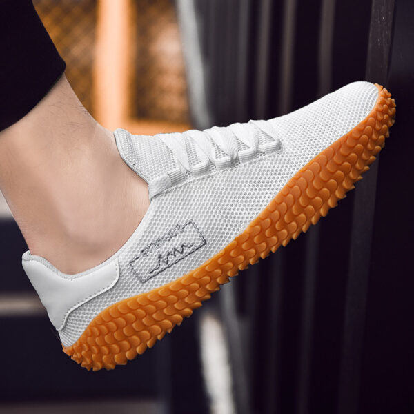 Spring and Summer Flying Woven Casual Shoes Large Men's Shoes Beathable Korean Forrest Gump Sneakers - Image 5
