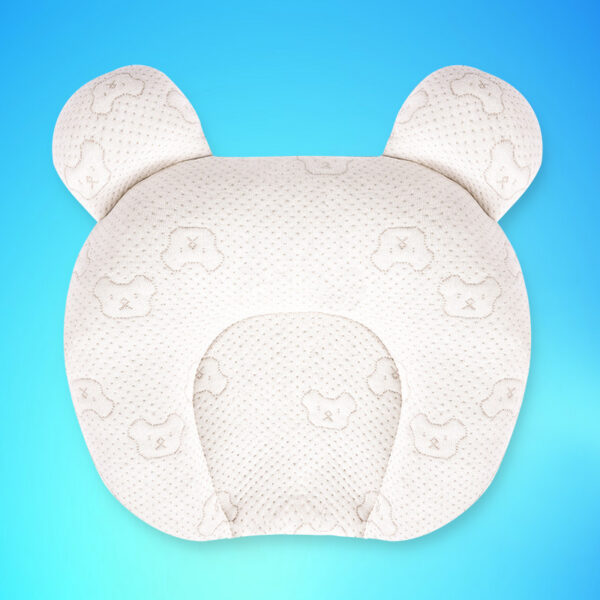 Baby Pillow Newborn 0-1 Year Old Baby Products Anti Deviation Head Latex Set Pillow Color Cotton Pillow - Image 4