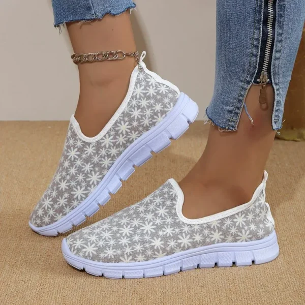 Printed Round Toe Slip-Ons - Image 2