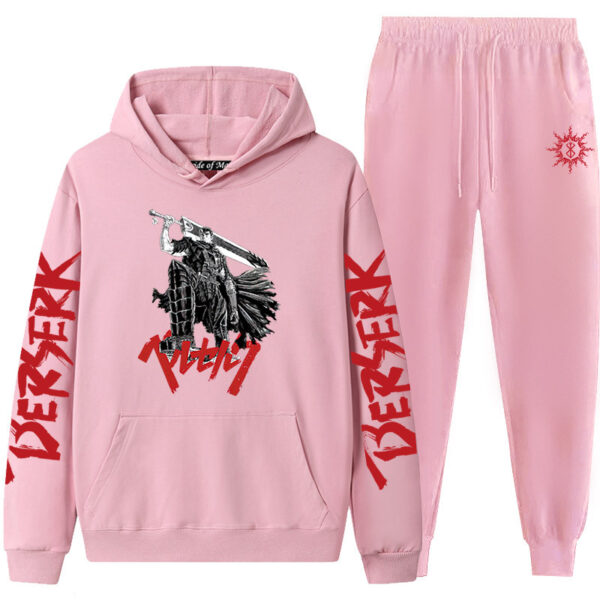 Bersek Sword Wind Legend Couples Sweatshirt Leggings Hooded Suit Men And Women Two-Piece - Image 5