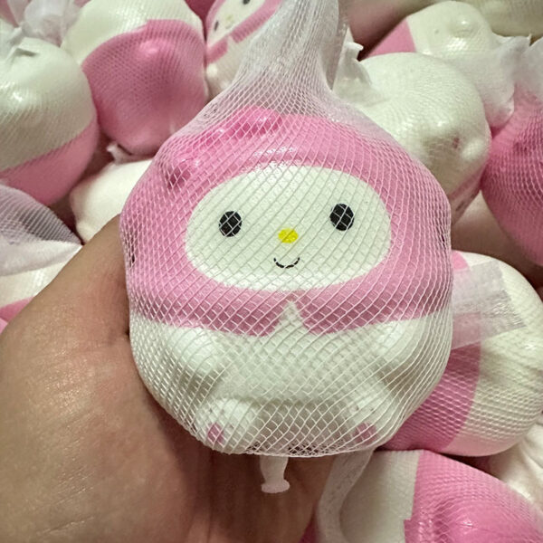 Netbag Egg Boy Party Pinch Music Stress Relief Toy Slow Rebound Ventilatory Artifact Cartoon Stress Relief Student Small Gift Item - Image 15