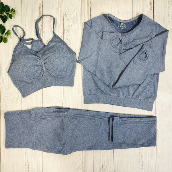 Yoga Clothing Set Sports Suit Women Sportswear Sports Outfit Fitness Set Athletic Wear Gym Seamless Workout Clothes For Women - Image 13