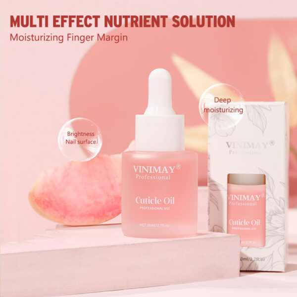 Nutritious oil double-layer anti fall puncture skin moisturizing care softener nail art 20ml multi-color fingertip oil - Image 4