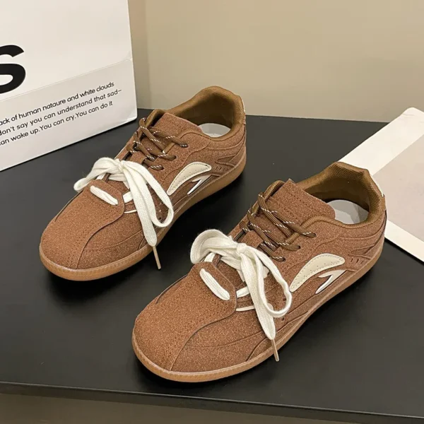 Small and versatile flat bottomed breathable casual shoes - Image 4