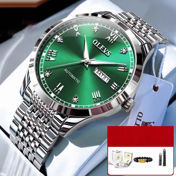 Men's Watch Men's Mechanical Watch Fully Automatic Simple Wind Waterproof Night Light Watch - Image 18