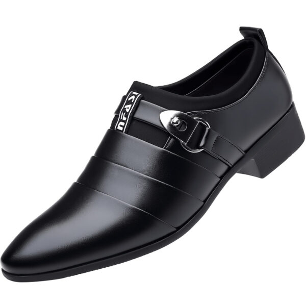Men's Business Dress Shoes Korean Edition Men's Shoes Large Pointed Casual Shoes - Image 5