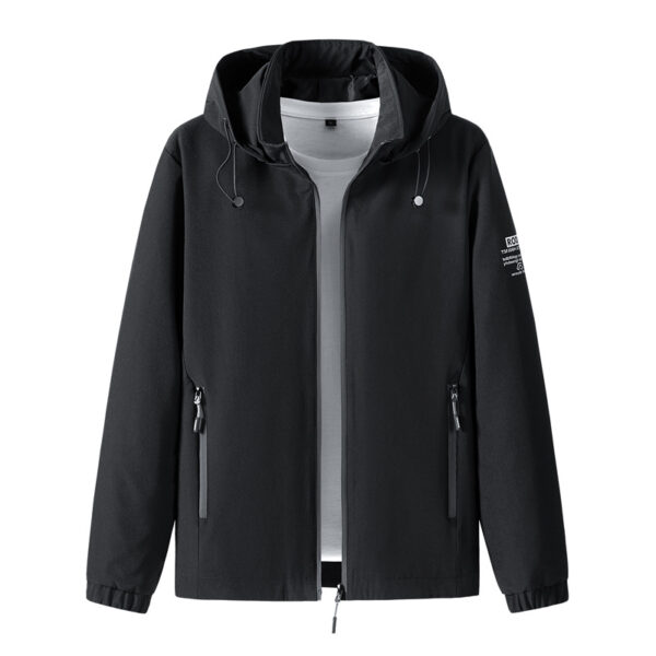 New hooded jacket for men, spring and autumn trendy casual jacket, sports top for men - Image 5
