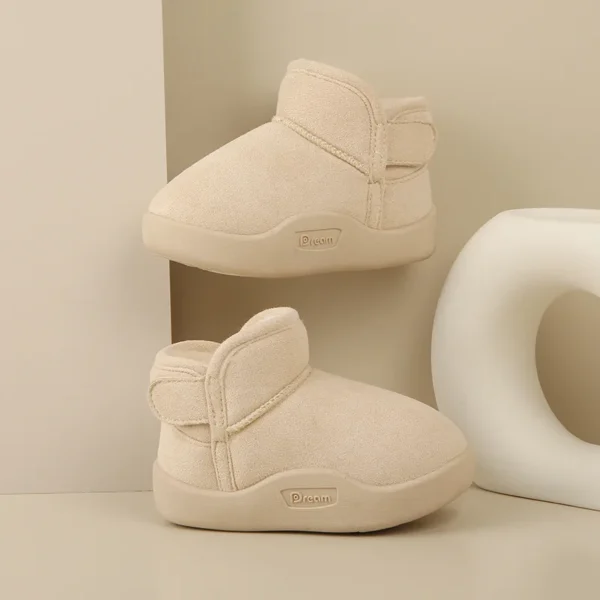 Winter Baby Girl Shoes Toddler Snow Boots Infant Plush Warm Kids Ankle Boots Boys Cotton Shoes - Image 4
