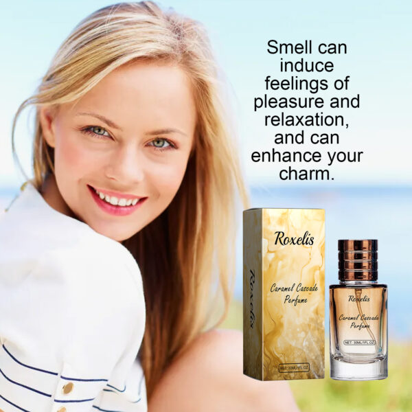 Caramel Cascade Perfume, Fresh Natural Light Fragrance Niche Perfume Exudes Charm Couple Dating Fragrance Perfume - Image 5