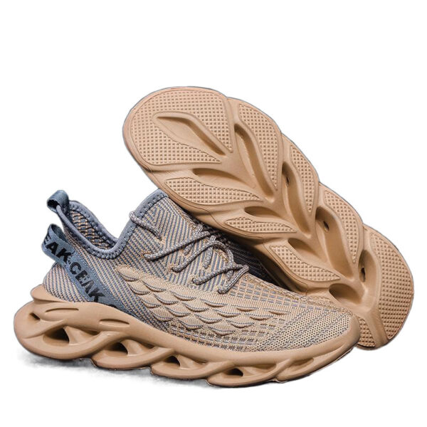 Flyknit mesh shoes for men lightweight and casual trendy shoes - Image 5