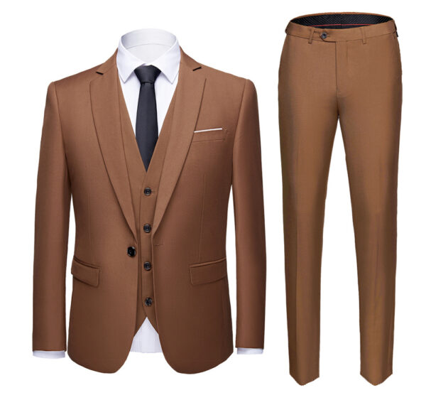 Men business suits wedding Dress Suit Set - Image 10
