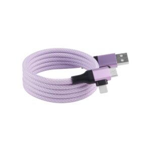 Magnetic data cable fast charging 60w dual input dual output multifunctional magnetic charging cable type-c